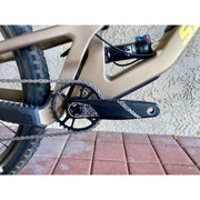 2023 BLEM SC 5010 5 C MX R-Kit - Mixed Wheels, Matte Nickel. Crankset view.