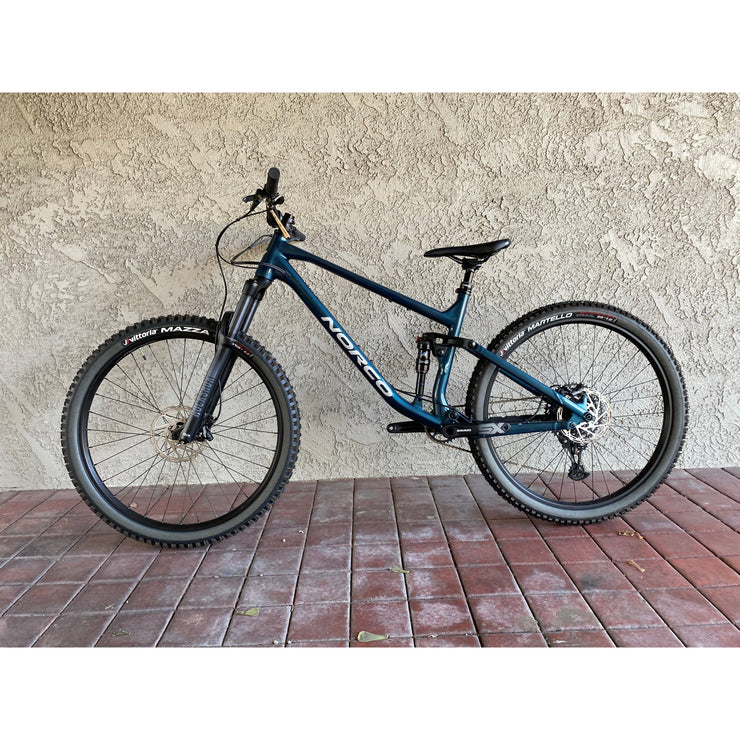2023 Norco Fluid FS 3 Blue/Silver, *BLEM*, Full View.