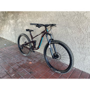 2022 Kona Process 134 2, brown, DEMO bike with BLEMISHES, fork view: