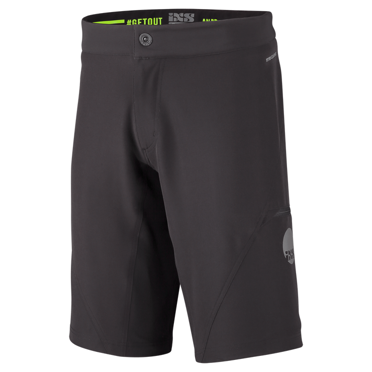 iXS Carve Evo Shorts, Black, Full View