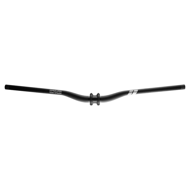 ENVE Composites M9 Mountain Handlebar - 810mm, 30mm rise, front view with stem.