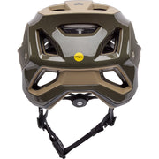 Fox Speedframe RS Paranoid Mountain Bike Helmet, Military, Rear View