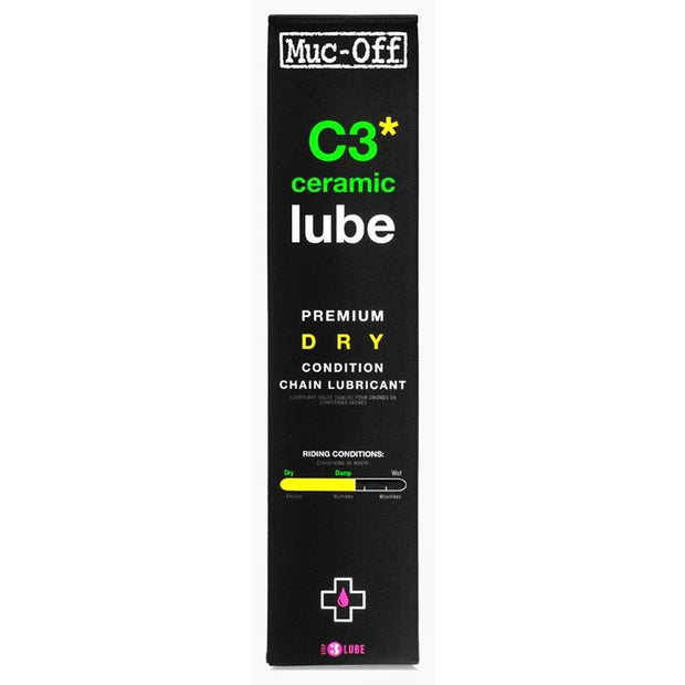 Muc-Off C-3 Dry Ceramic Lube 120mL, full view.