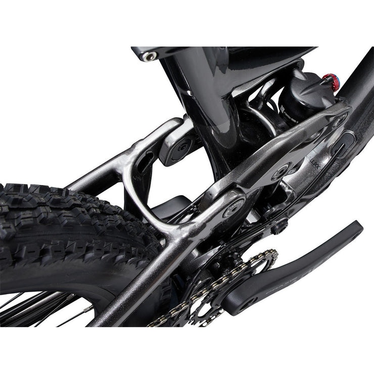 2022 Giant Trance 2 29, metallic black, linkage view.