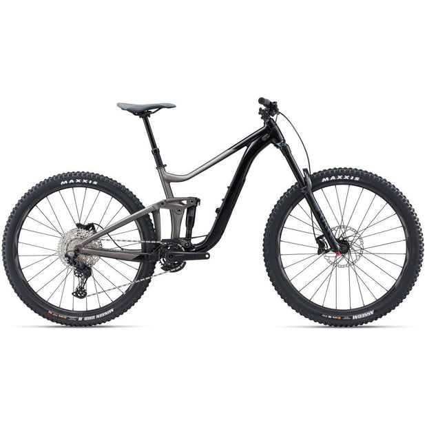 2023 Giant Reign 2 29 Black Metal XL, stock photo, full view.