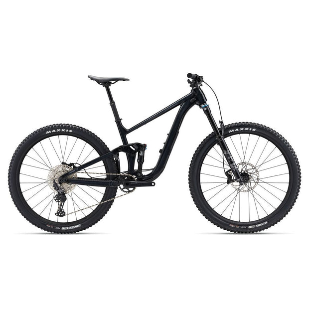 Giant Trance X 2, metallic black, full view.