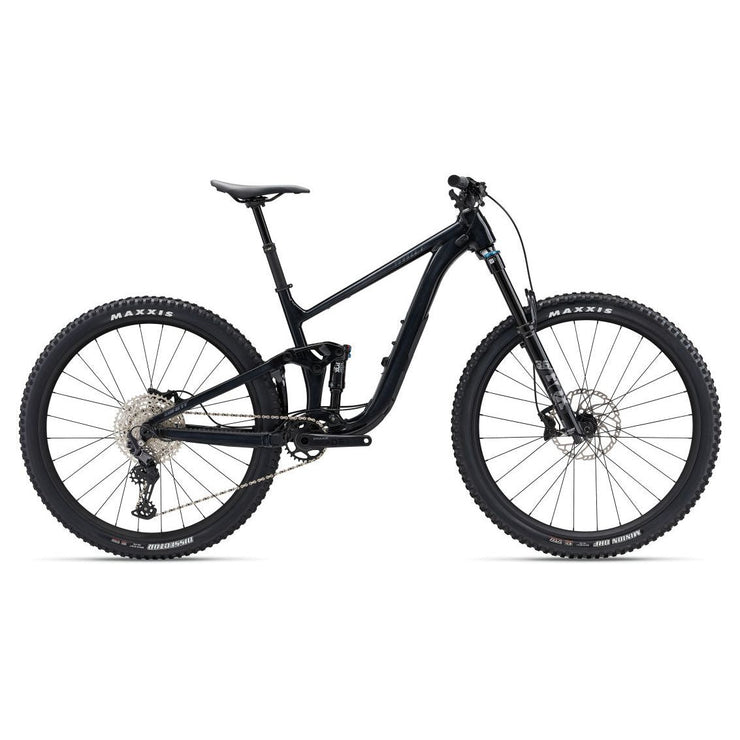 Giant Trance X 2, metallic black, full view.
