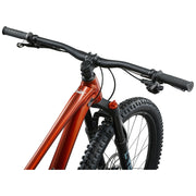 Giant Faith 27.5"/26” Kid’s Mountain Bike, copper, cockpit view.
