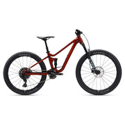 Giant Faith 27.5"/26” Kid’s Mountain Bike, copper, full view.