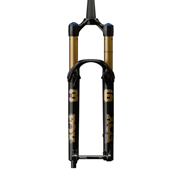 Fox Shox 36 29”, 160mm, Grip X2 Factory Fork, black, full view.