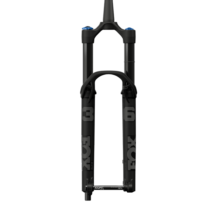 Fox Shox 36 Perf-Elite Fork, 29", 44r, 160mm, Grip X, 110, Black, full view.