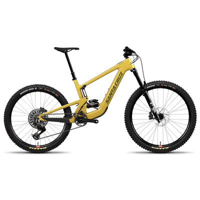 2026 Santa Cruz Heckler SL 1.1 C MX 90, gloss mustard yellow, full view.