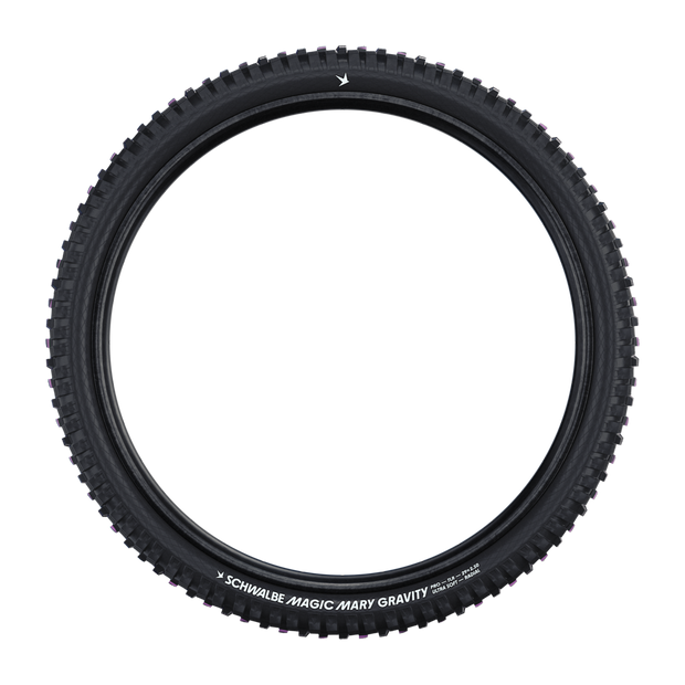Schwalbe Magic Mary Tire - 29 x 2.50, Tubeless, Folding, Black, Evolution Line, Gravity Pro, Addix Ultra Soft, Radial, full view