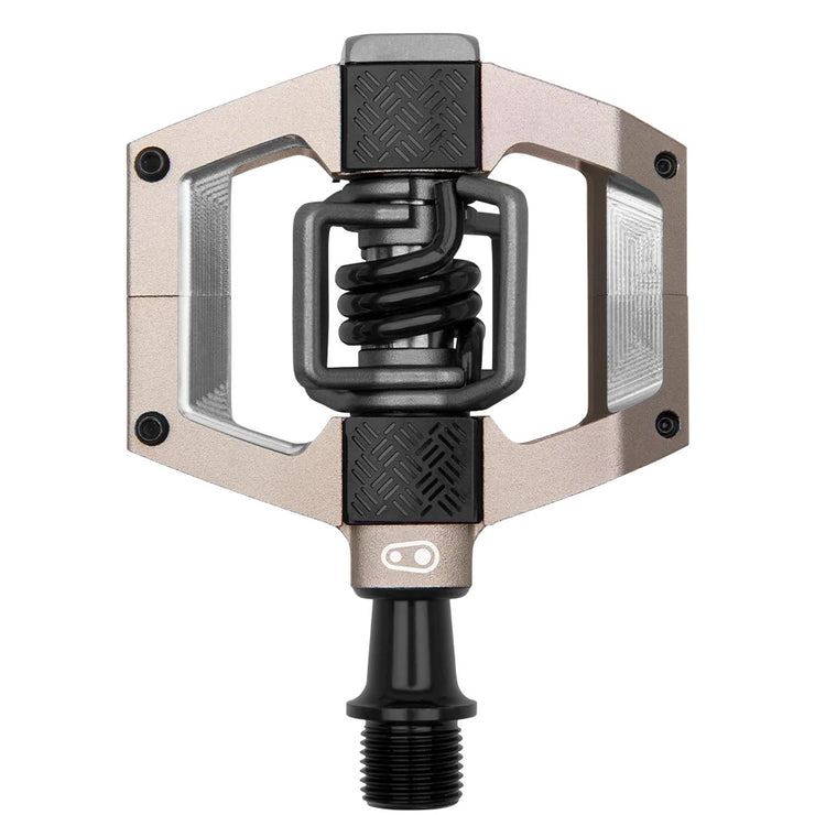 Crankbrothers Mallet Trail Pedal, champagne, full view.