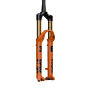 Fox 36 SL Factory Fork - 29”, 140mm, Kabolt SL, 44mm Rake, Grip X, Shiny Orange, full view.