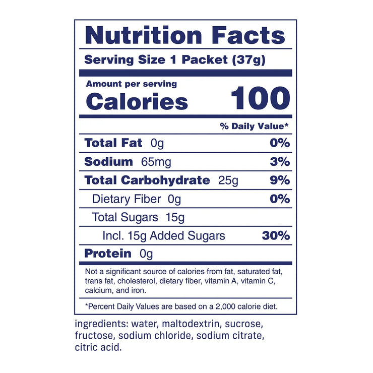 Carbs Fuel 25g Energy Gel Original