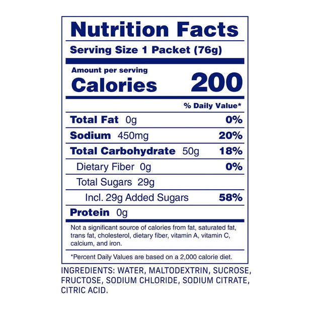 Carbs Fuel 50g Energy Gels Salted Original