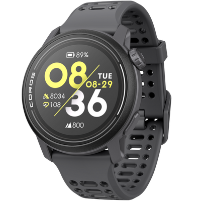 COROS PACE 3 GPS Sport Watch Black/Silicone, full view.
