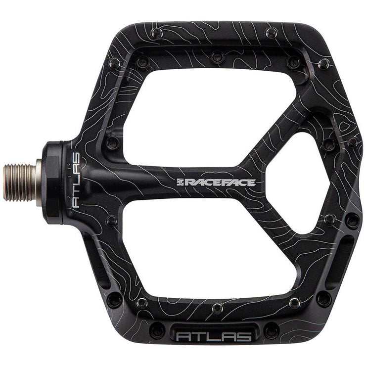 RaceFace Atlas Platform Pedal, Black, Top View