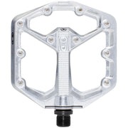 Crankbrothers Stamp 7 Aluminum Platform Pedals - High Polish Silver, Small, full view.
