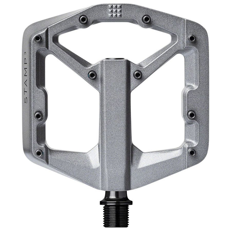 Crankbrothers Stamp 2 Magnesium Platform Pedals - Gray, Small, full view.