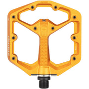 Crankbrothers Stamp 7 Aluminum Platform Pedals - Orange, Small, full view.