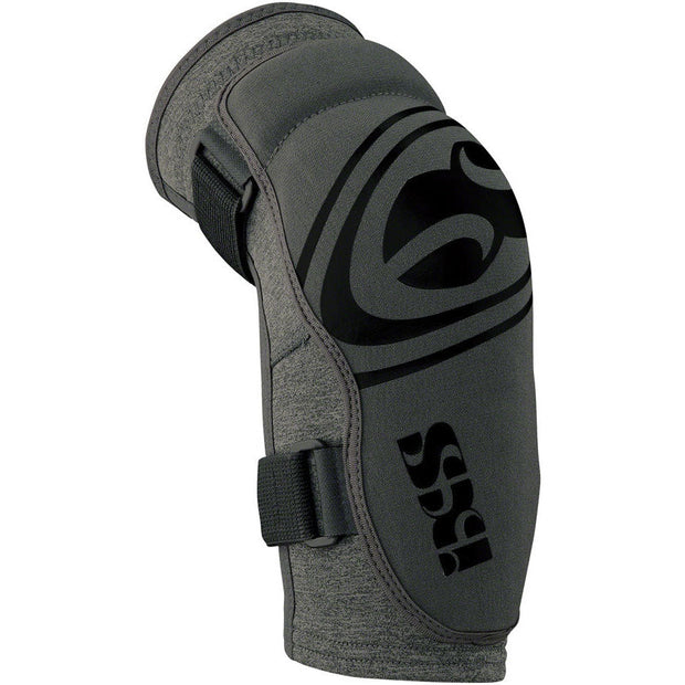 iXS Carve Evo+ Elbow Pads, grey, full view.
