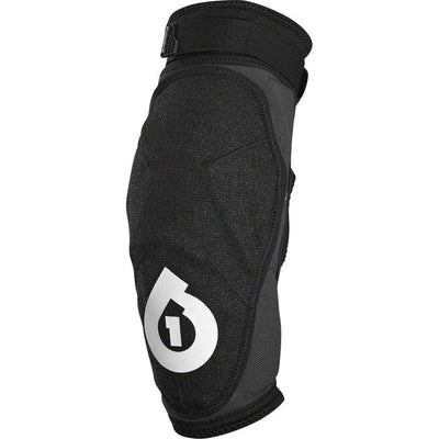 661 Evo Elbow II elbow pads, black, front view.