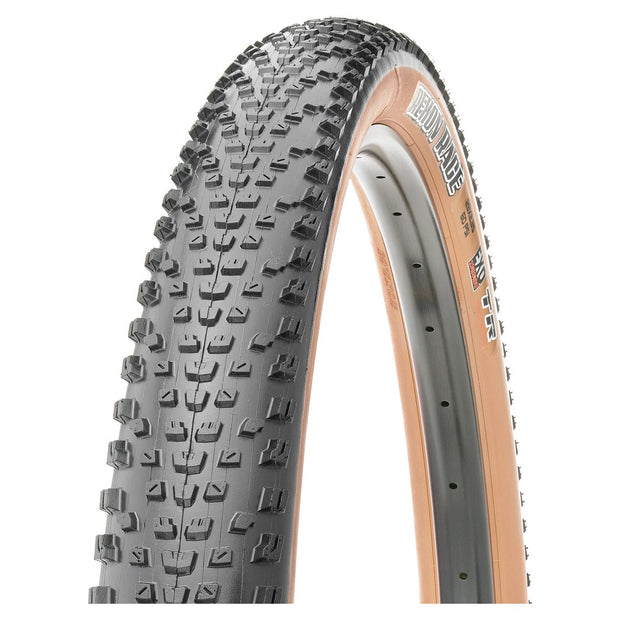 Maxxis Rekon Race 29 x 2.35 EXO, Black / Tan, full view.