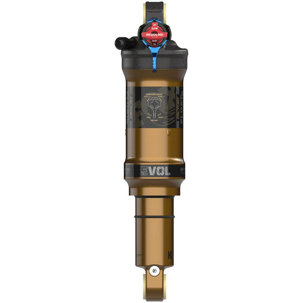 FOX FLOAT SL Factory Rear Shock - Metric 190 x 42.5 mm 3-Postion Lever EVOL SV Kashima Coat, Full View (3)