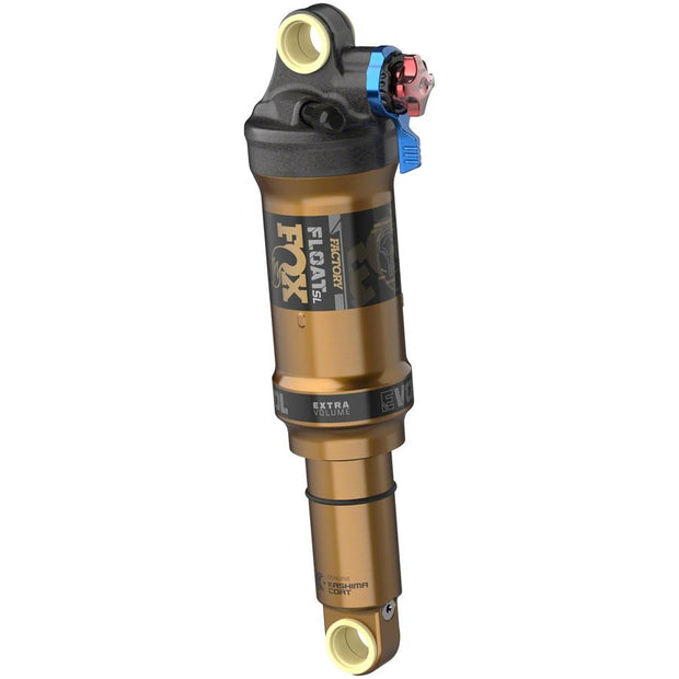FOX FLOAT SL Factory Rear Shock - Metric 190 x 42.5 mm 3-Postion Lever EVOL SV Kashima Coat, Full View (1)