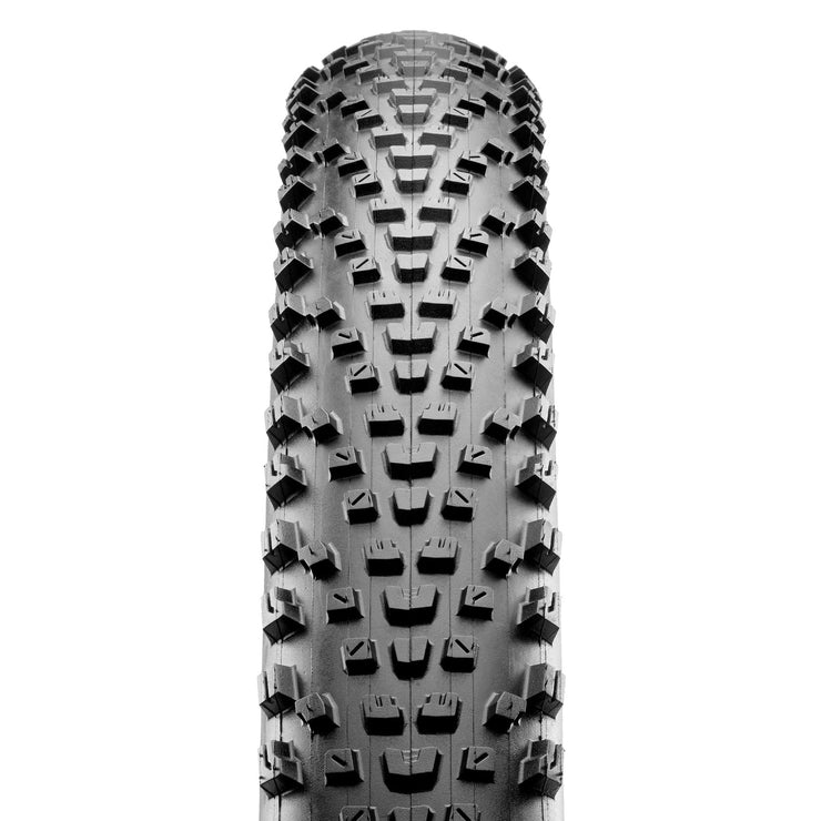 Maxxis Rekon Race 29 x 2.35 EXO, Black / Tan, tread view.