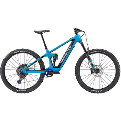 2023 Transition Relay Carbon GX, TR Blue, full view.