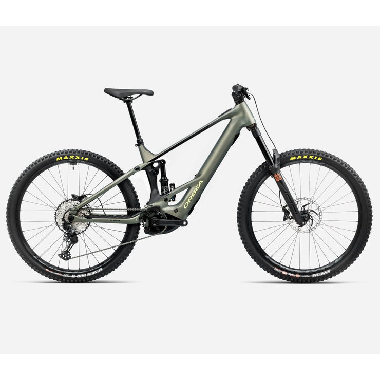 2025 Orbea Wild H20 W/ Oquo Mullet MC32 Team Power, spaceship green, full view.