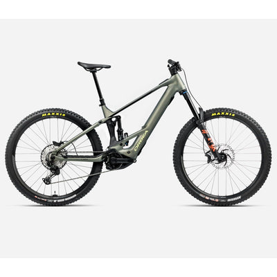 2025 Orbea Wild H10, spaceship green, full view.