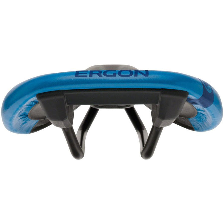 Ergon SM Pro Saddle - Midsummer Blue Mens Small/Medium, rear view