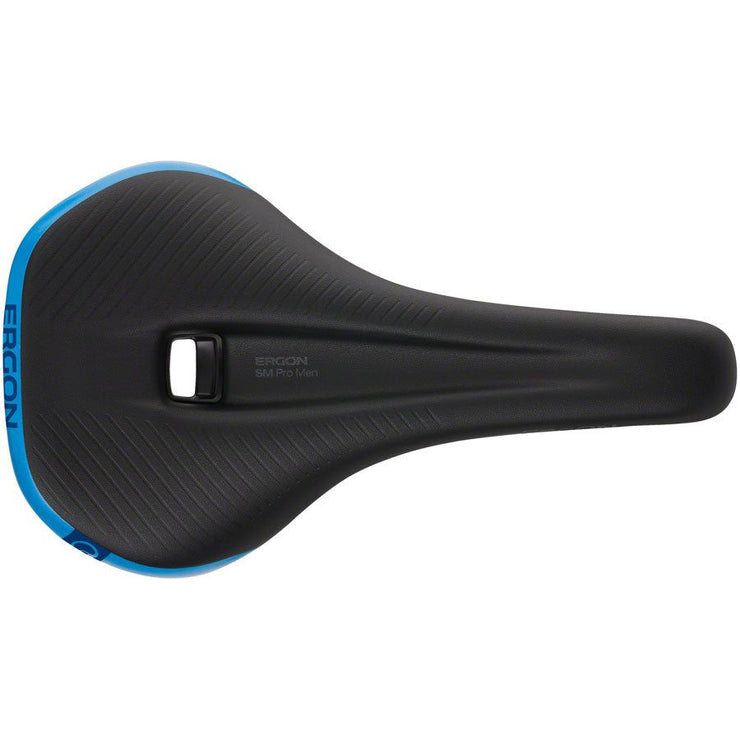 Ergon SM Pro Saddle - Midsummer Blue Mens Medium/Large, top view