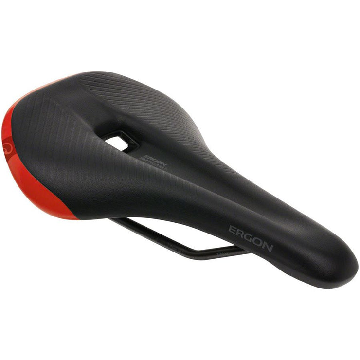 Ergon SM Pro Saddle - Risky Red Mens Medium/Large, full view