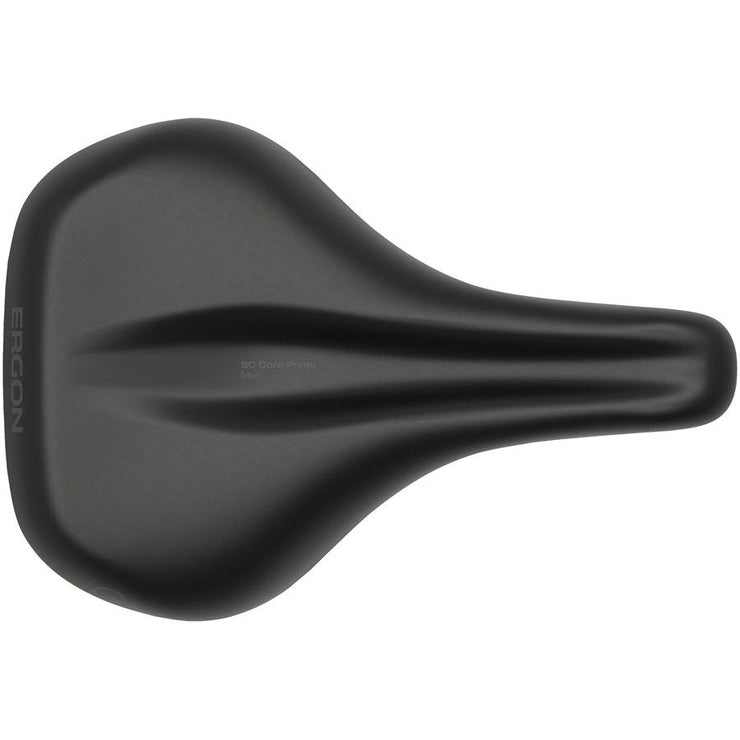 Ergon SC Core Prime Saddle - Black/Gray Mens Small/Medium, top view