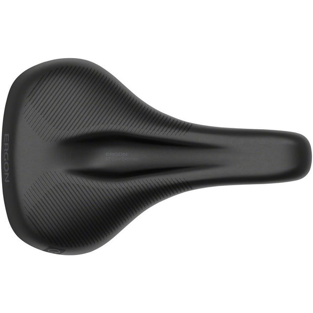 Ergon ST Core Evo Mens Saddle - SM/MD Black/Gray, top view