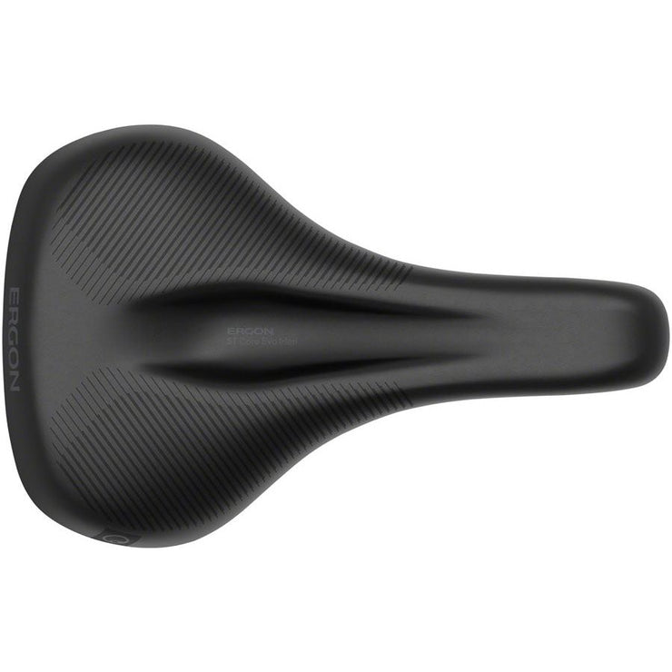 Ergon ST Core Evo Mens Saddle - SM/MD Black/Gray, top view