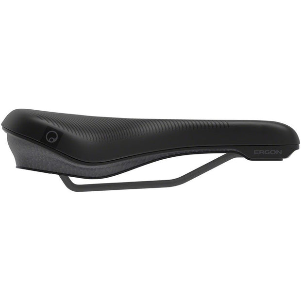 Ergon ST Core Evo Womens Saddle - SM/MD Black/Gray, side view