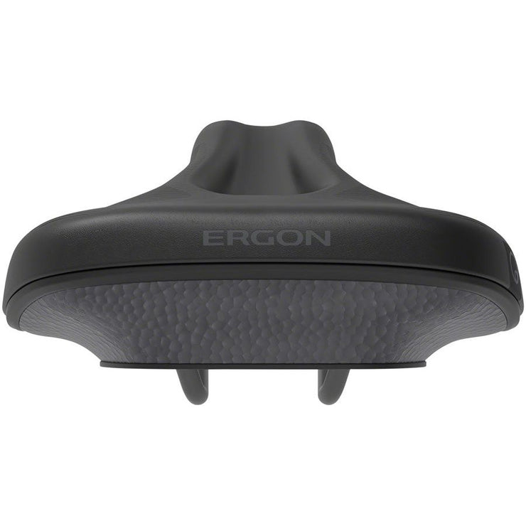 Ergon ST Core Evo Womens Saddle - SM/MD Black/Gray, rear view