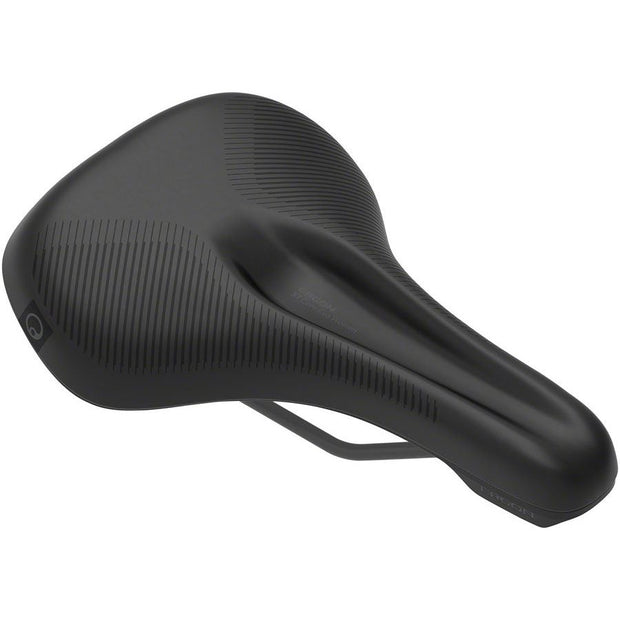 Ergon ST Core Evo Womens Saddle - SM/MD Black/Gray Full View