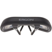 Ergon ST Gel Saddle - Chromoly Black Womens Small/Medium, Back View