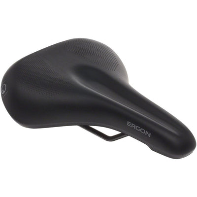 Ergon ST Gel Saddle - Chromoly Black Womens Small/Medium, Full View
