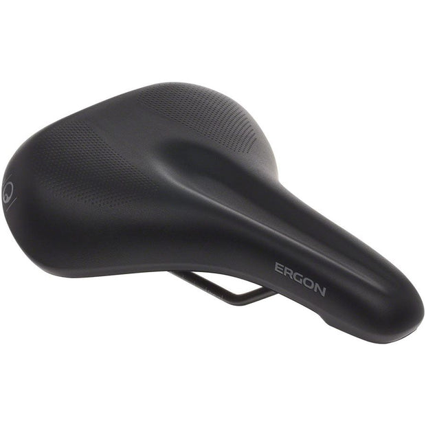Ergon ST Gel Saddle - Chromoly Black Womens Small/Medium, Full View