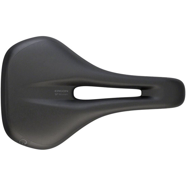 Ergon SF Saddle - Steel Black Womens Small/Medium, top view