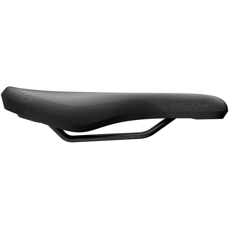 Ergon SF Saddle - Steel Black Womens Small/Medium, side view
