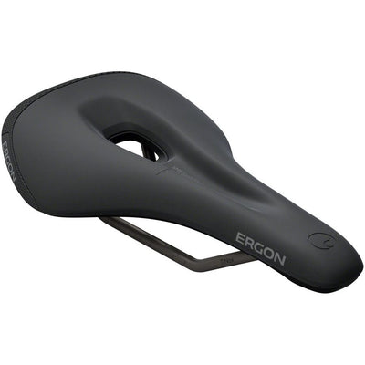 Ergon SMS Sport Saddle - TiNox XP Black Mens Medium/Large, Full View